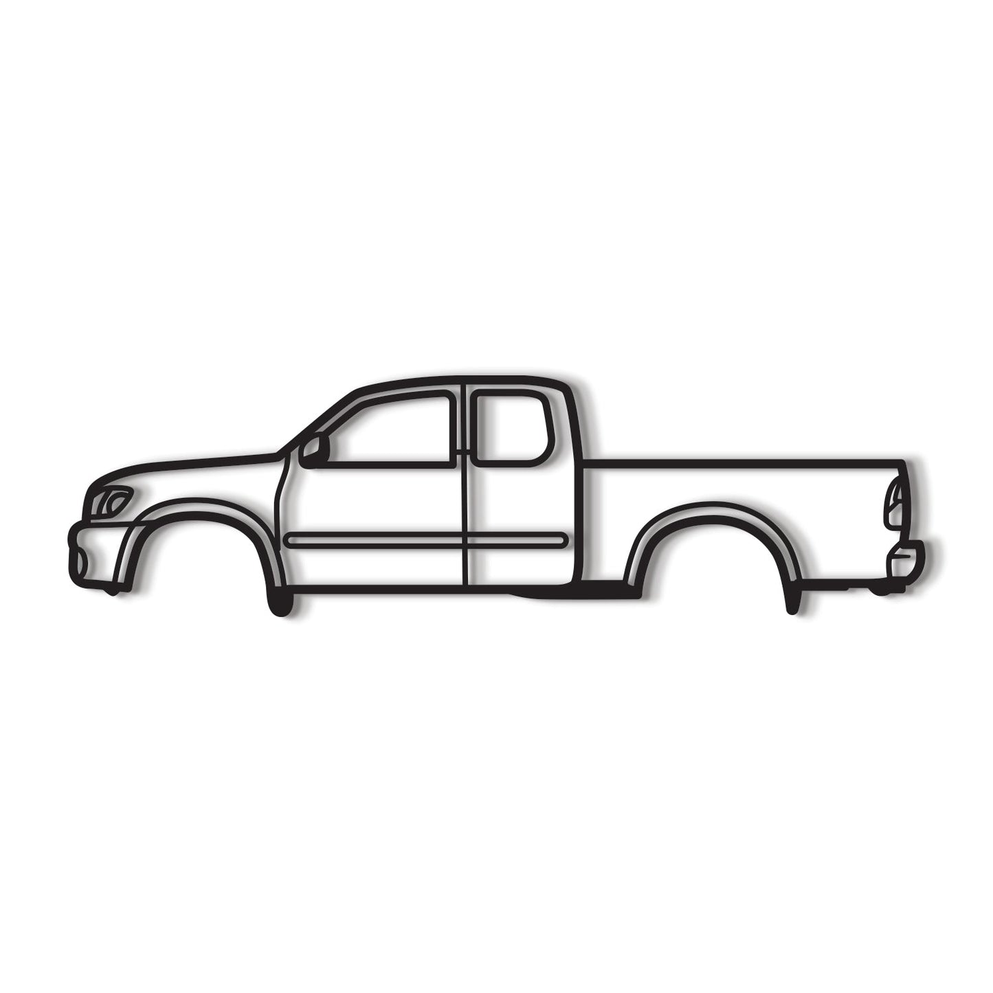 2000 Tundra 1st Gen Metal Car Wall Art - MT0282 - MT0282B49L-MT0282B69L-MT0282B80L-MT0282B99L-MT0282B120L-  DRIVEN - 8