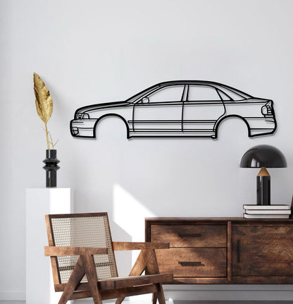 2001 RS4 B5 Metal Car Wall Art - MT0292 - MT0292B49L-MT0292B69L-MT0292B80L-MT0292B99L-MT0292B120L-  DRIVEN - 2