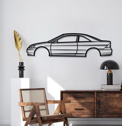 2001 Civic EX Metal Car Wall Art - MT0287 - MT0287B49L-MT0287B69L-MT0287B80L-MT0287B99L-MT0287B120L-  DRIVEN - 2