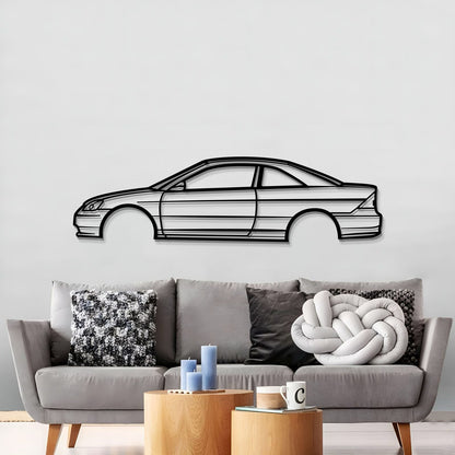 2001 Civic EX Metal Car Wall Art - MT0287 - MT0287B49L-MT0287B69L-MT0287B80L-MT0287B99L-MT0287B120L-  DRIVEN - 3