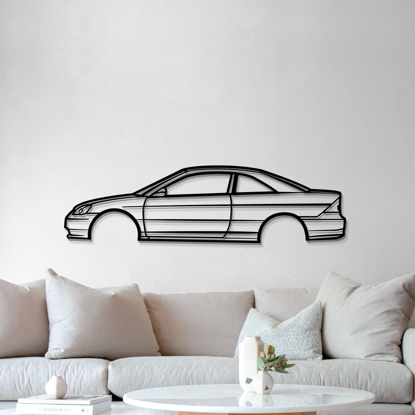 2001 Civic EX Metal Car Wall Art - MT0287 - MT0287B49L-MT0287B69L-MT0287B80L-MT0287B99L-MT0287B120L-  DRIVEN - 5