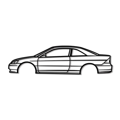 2001 Civic EX Metal Car Wall Art - MT0287 - MT0287B49L-MT0287B69L-MT0287B80L-MT0287B99L-MT0287B120L-  DRIVEN - 7