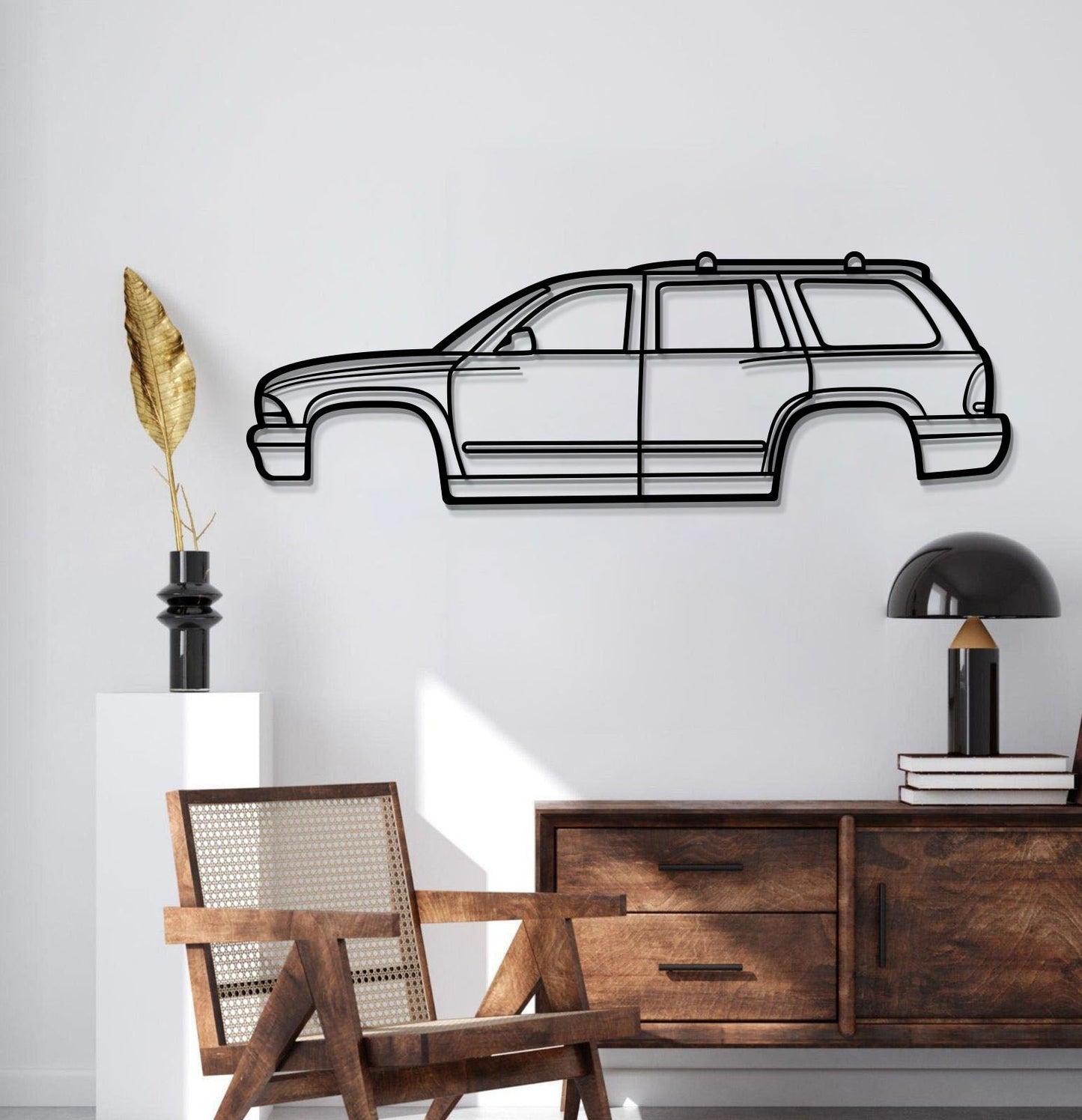 2002 Durango Metal Car Wall Art - MT0297 - MT0297B49L-MT0297B69L-MT0297B80L-MT0297B99L-MT0297B120L-  DRIVEN - 2