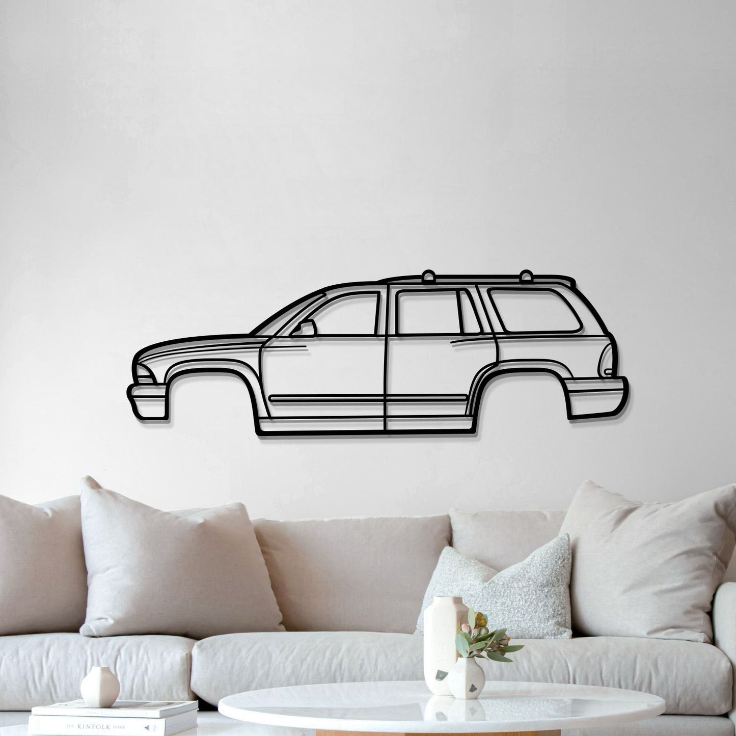 2002 Durango Metal Car Wall Art - MT0297 - MT0297B49L-MT0297B69L-MT0297B80L-MT0297B99L-MT0297B120L-  DRIVEN - 5