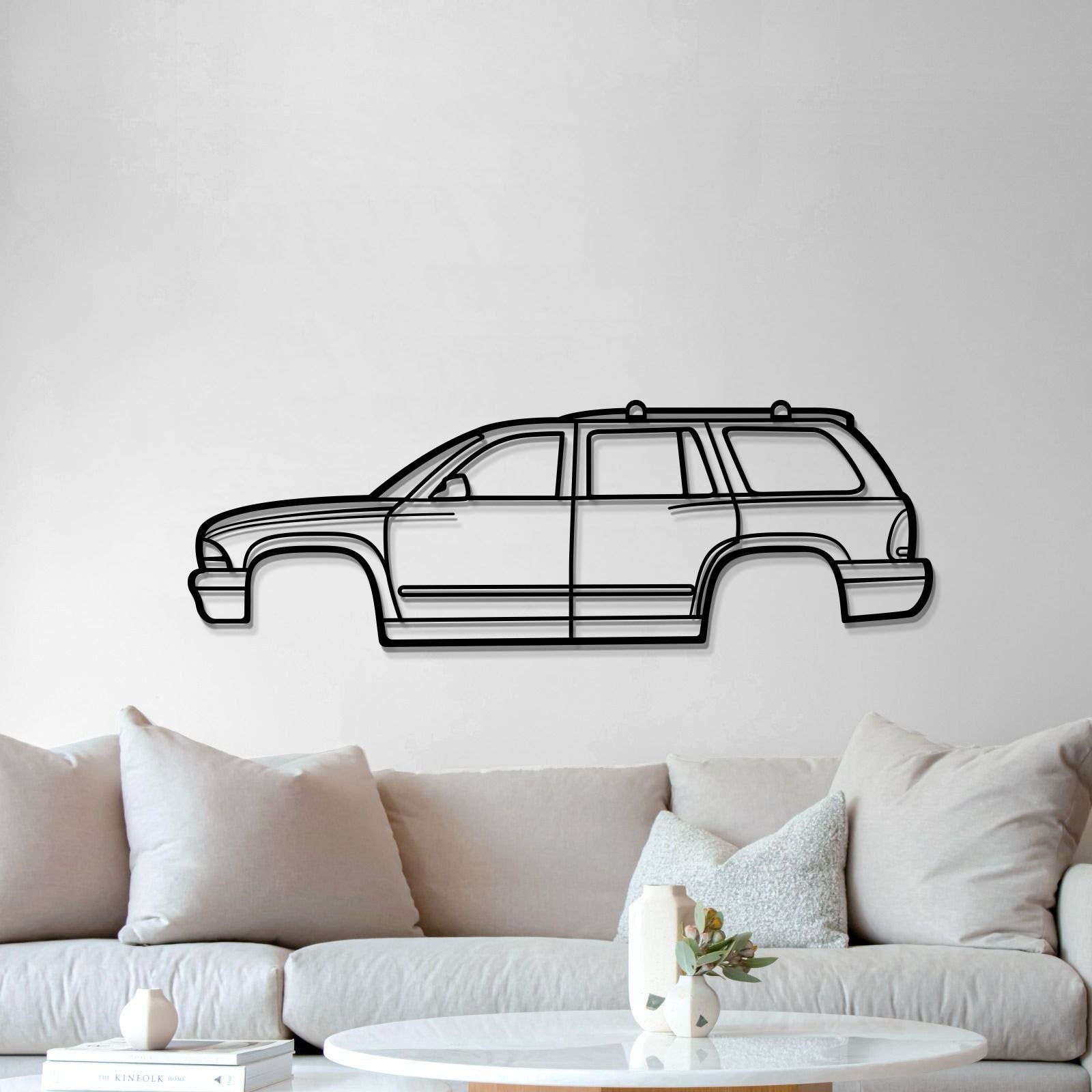 2002 Durango Metal Car Wall Art - MT0297 - MT0297B49L-MT0297B69L-MT0297B80L-MT0297B99L-MT0297B120L-  DRIVEN - 5