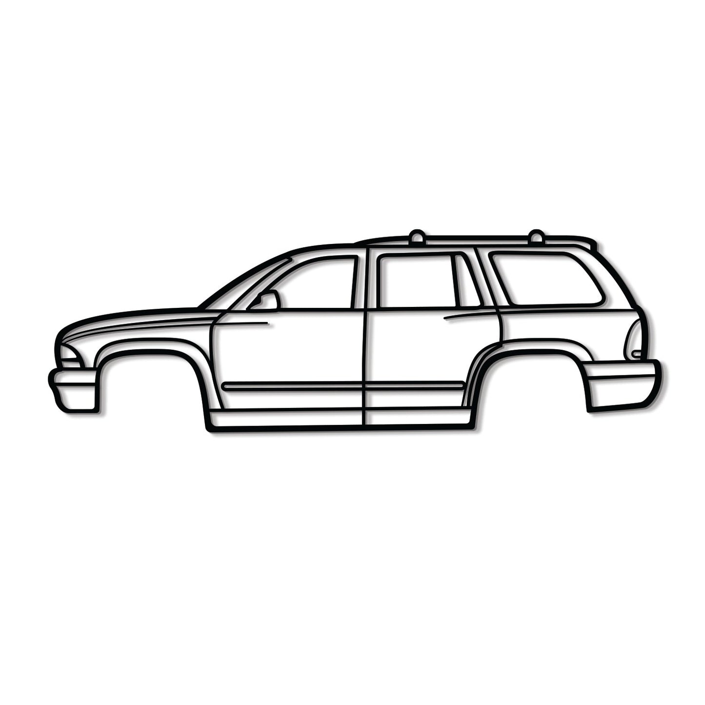 2002 Durango Metal Car Wall Art - MT0297 - MT0297B49L-MT0297B69L-MT0297B80L-MT0297B99L-MT0297B120L-  DRIVEN - 7