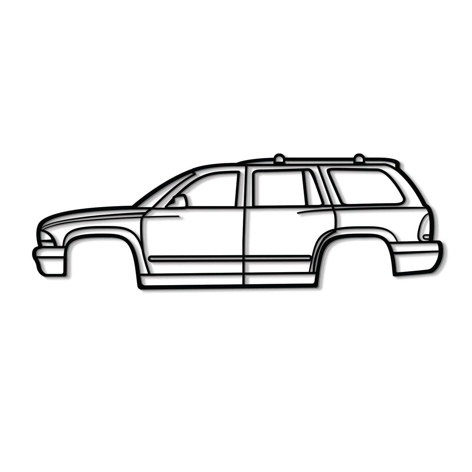 2002 Durango Metal Car Wall Art - MT0297 - MT0297B49L-MT0297B69L-MT0297B80L-MT0297B99L-MT0297B120L-  DRIVEN - 7