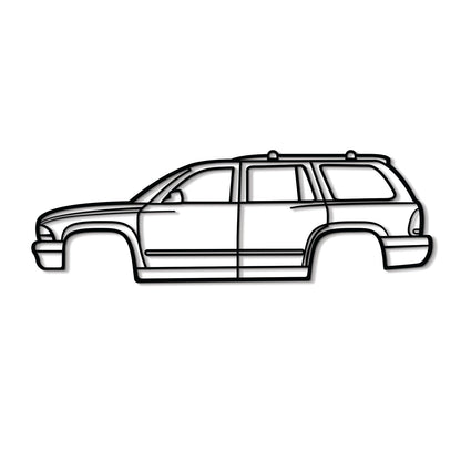2002 Durango Metal Car Wall Art - MT0297 - MT0297B49L-MT0297B69L-MT0297B80L-MT0297B99L-MT0297B120L-  DRIVEN - 7