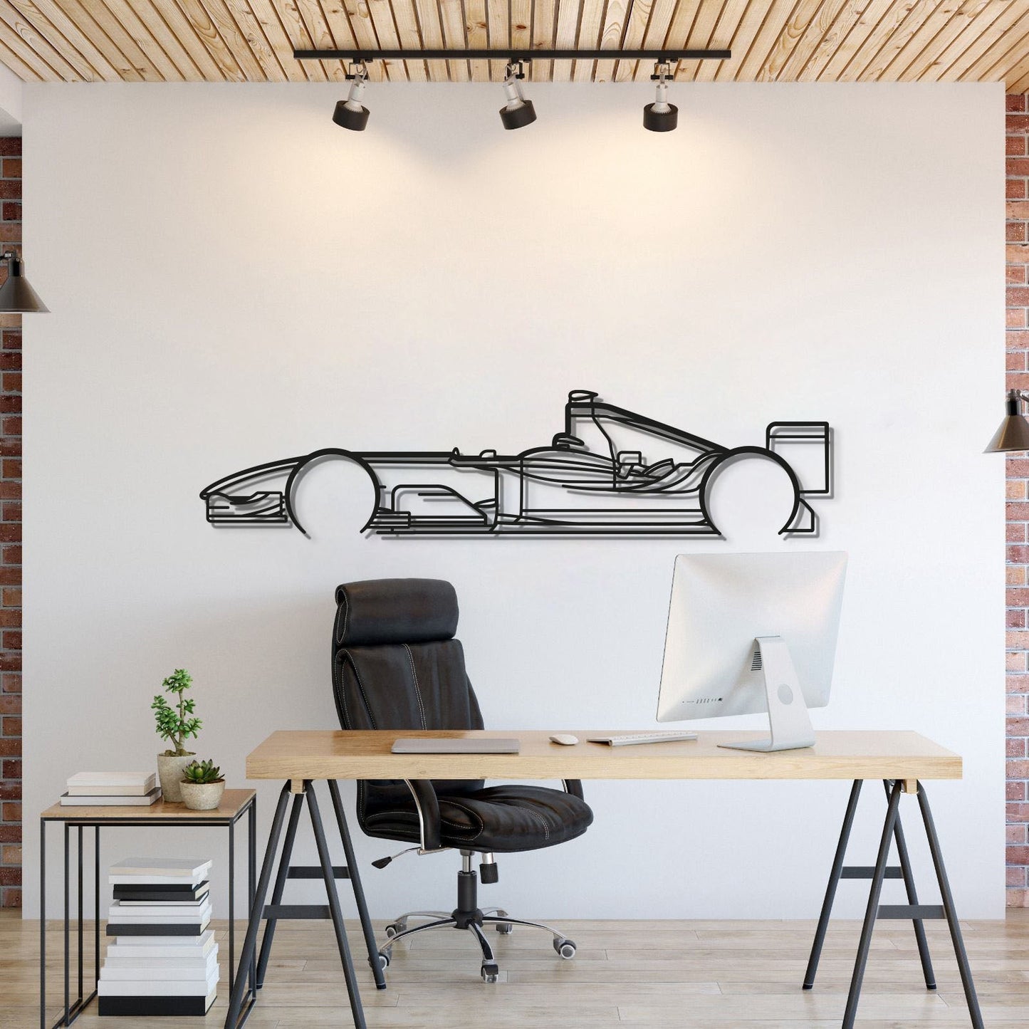 F1 2004 Classic Metal Car Wall Art - MT0311 - MT0311B49L-  DRIVEN - 1