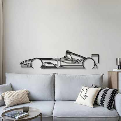 F1 2004 Classic Metal Car Wall Art - MT0311 - MT0311B49L-  DRIVEN - 4