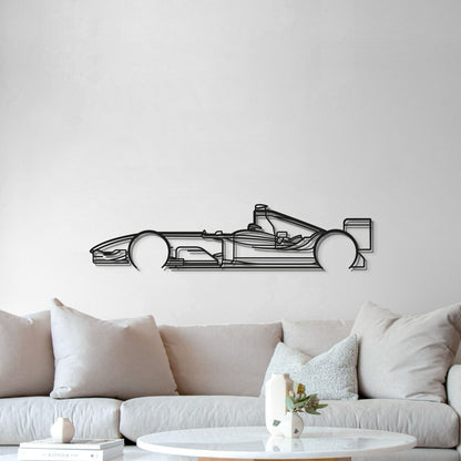 F1 2004 Classic Metal Car Wall Art - MT0311 - MT0311B49L-  DRIVEN - 5