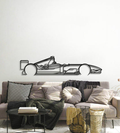 F1 2004 Classic Metal Car Wall Art - MT0311 - MT0311B49L-  DRIVEN - 6