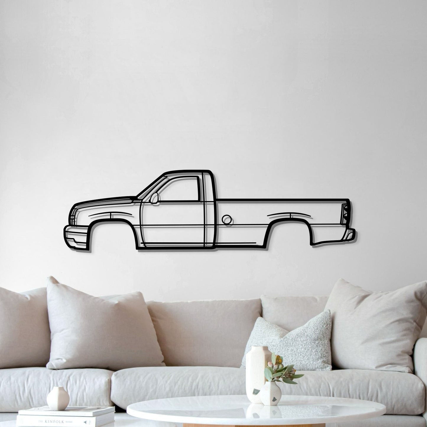 2005 Silverado Metal Car Wall Art - MT0324 - MT0324B49L-MT0324B69L-MT0324B80L-MT0324B99L-MT0324B120L-  DRIVEN - 4