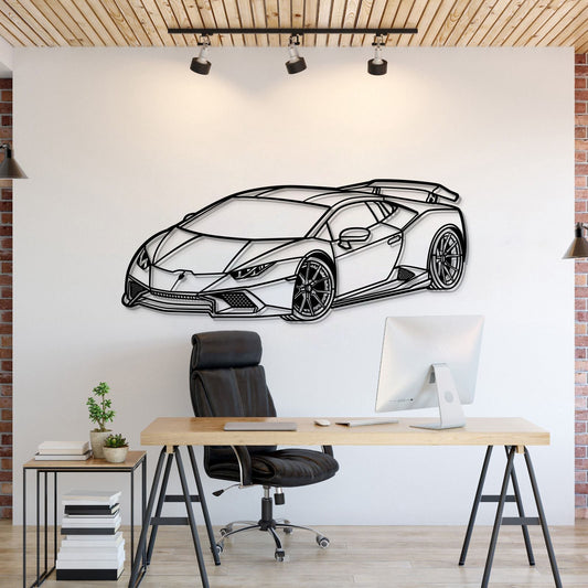 2005 Huracan Perspective Metal Car Wall Art - MT1167 - MT1167B69L-MT1167B80L-MT1167B99L-MT1167B115L-MT1167B140L-  DRIVEN - 1