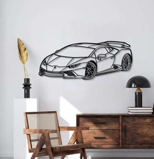 2005 Huracan Perspective Metal Car Wall Art - MT1167 - MT1167B69L-MT1167B80L-MT1167B99L-MT1167B115L-MT1167B140L-  DRIVEN - 2