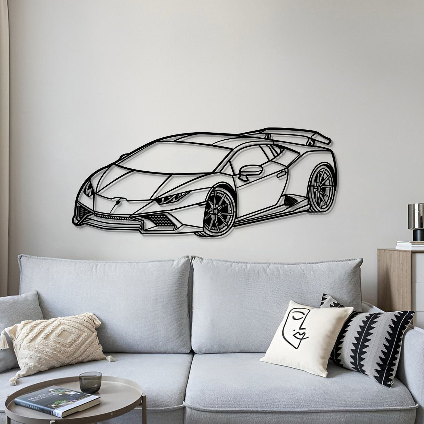 2005 Huracan Perspective Metal Car Wall Art - MT1167 - MT1167B69L-MT1167B80L-MT1167B99L-MT1167B115L-MT1167B140L-  DRIVEN - 4