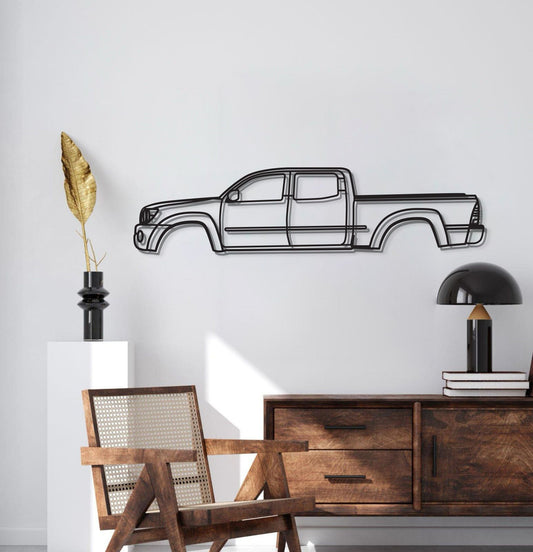 2005 Tacoma 2nd Gen Metal Car Wall Art - MT0325 - MT0325B49L-MT0325B69L-MT0325B80L-MT0325B99L-MT0325B120L-  DRIVEN - 2
