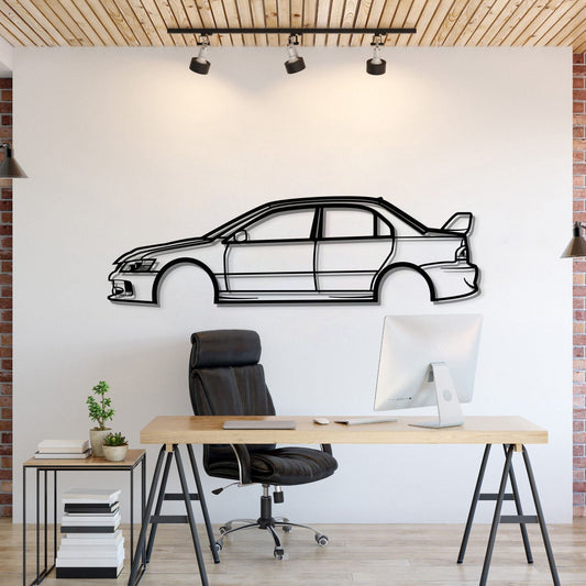 2006 Lancer Evo Metal Car Wall Art - MT0332 - MT0332B49L-MT0332B69L-MT0332B80L-MT0332B99L-MT0332B120L-  DRIVEN - 1