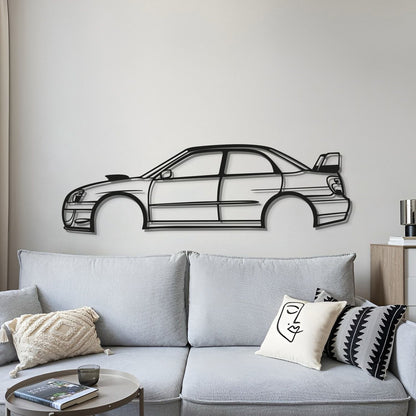 2006 WRX STI Blobeye Metal Car Wall Art - MT0337 - MT0337B49L-MT0337B69L-MT0337B80L-MT0337B99L-MT0337B120L-  DRIVEN - 4