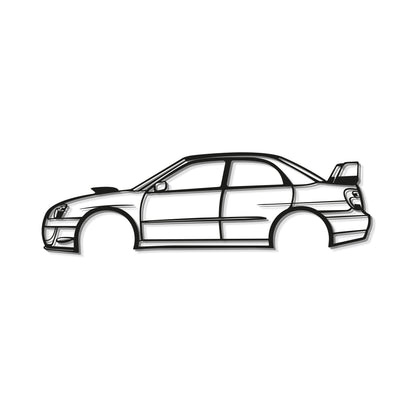 2006 WRX STI Blobeye Metal Car Wall Art - MT0337 - MT0337B49L-MT0337B69L-MT0337B80L-MT0337B99L-MT0337B120L-  DRIVEN - 8