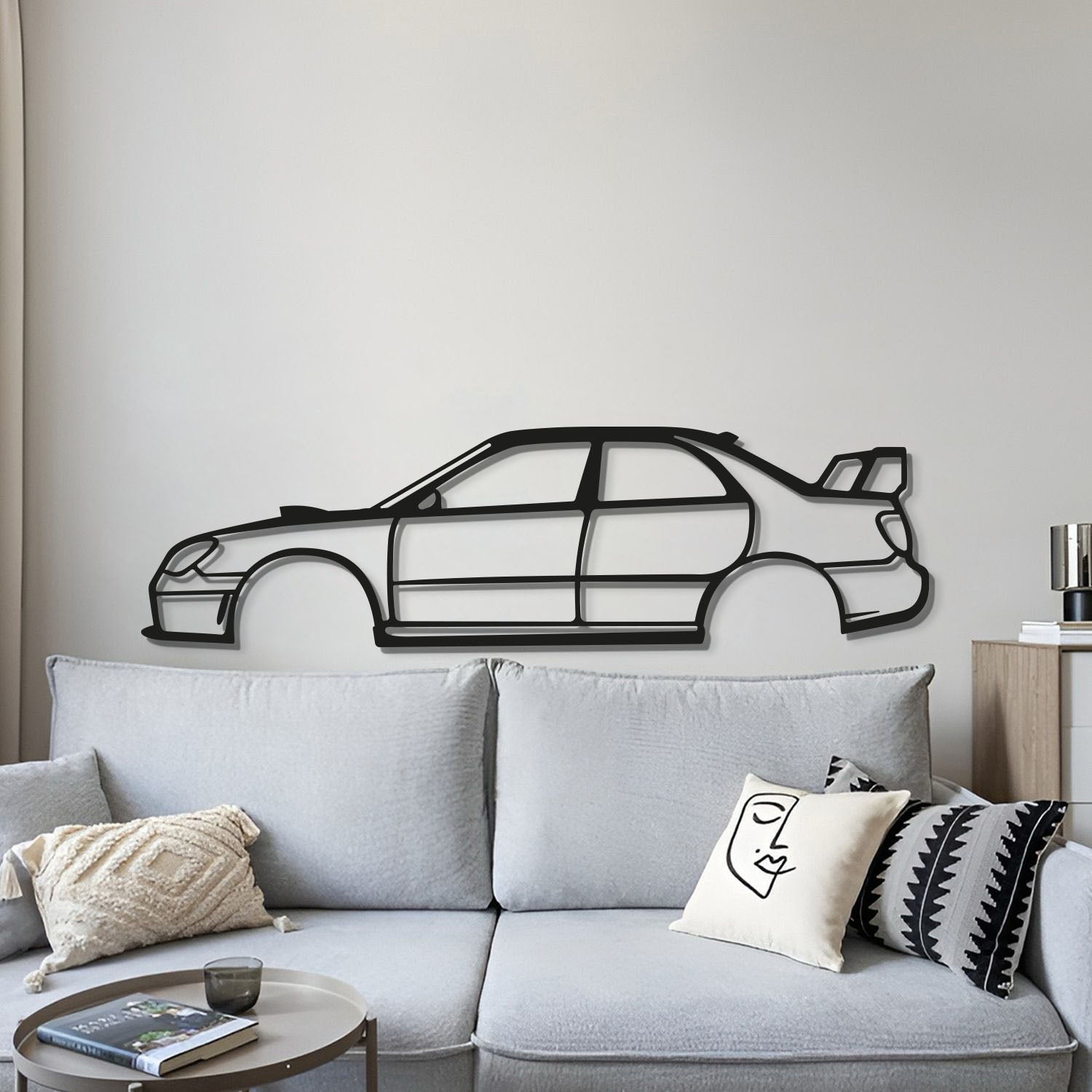 2006 WRX STI Hawkeye Metal Car Wall Art - MT0338 - MT0338B49L-MT0338B69L-MT0338B80L-MT0338B99L-MT0338B120L-  DRIVEN - 4
