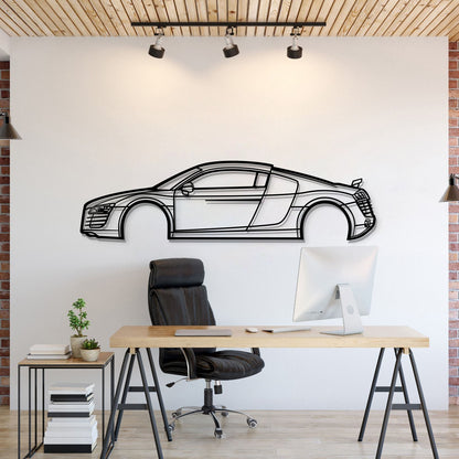 2007 R8 Metal Car Wall Art - MT0347 - MT0347B49L-MT0347B69L-MT0347B80L-MT0347B99L-MT0347B120L-  DRIVEN - 1