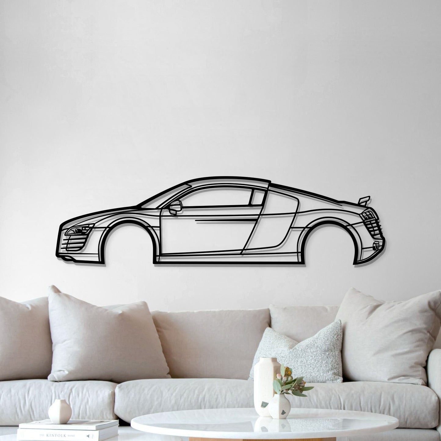 2007 R8 Metal Car Wall Art - MT0347 - MT0347B49L-MT0347B69L-MT0347B80L-MT0347B99L-MT0347B120L-  DRIVEN - 5
