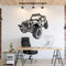 2007 Wrangler JK 2 Door Perspective Metal Car Wall Art - MT1311