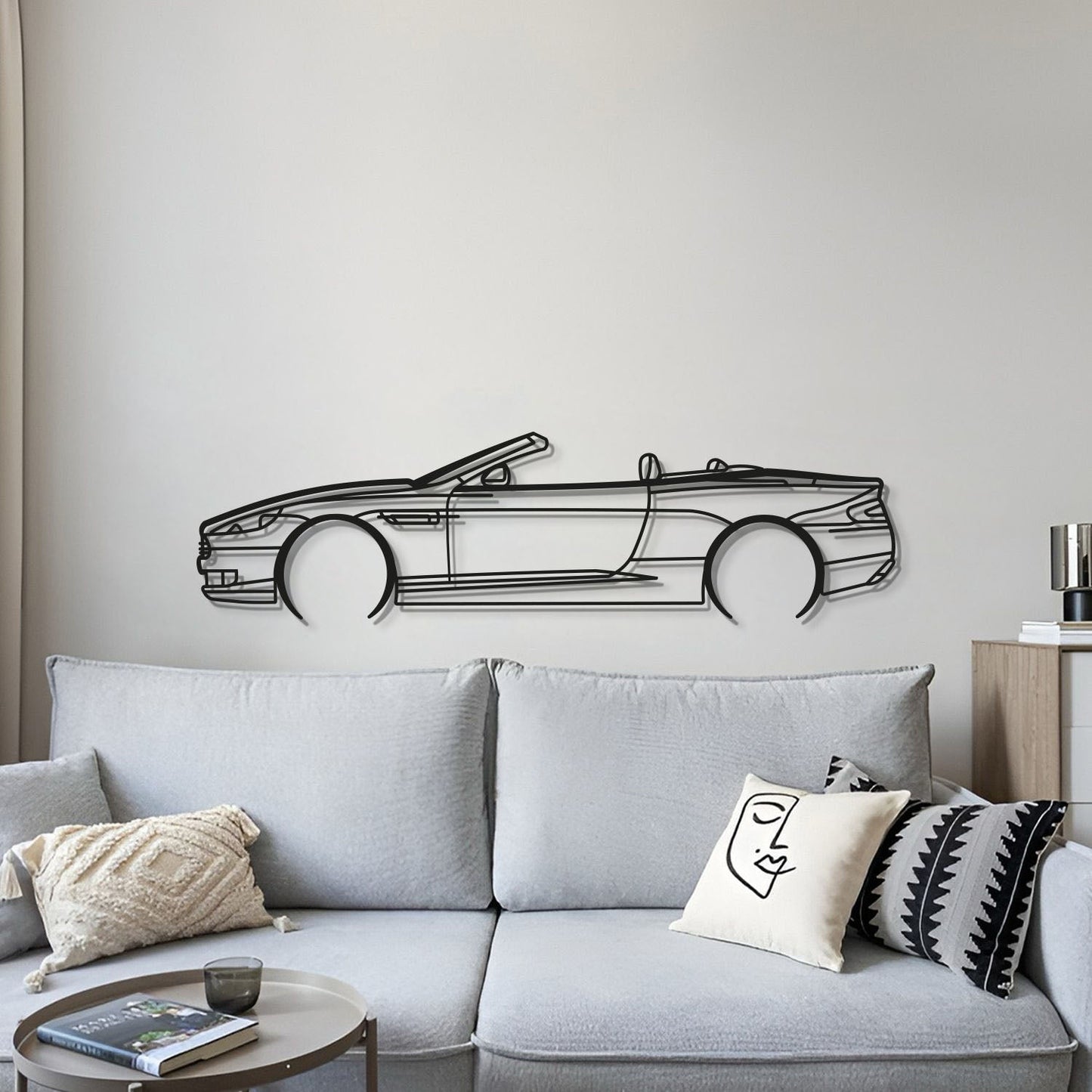 2008 DB9 Convertible Metal Car Wall Art - MT0362 - MT0362B49L-  DRIVEN - 4