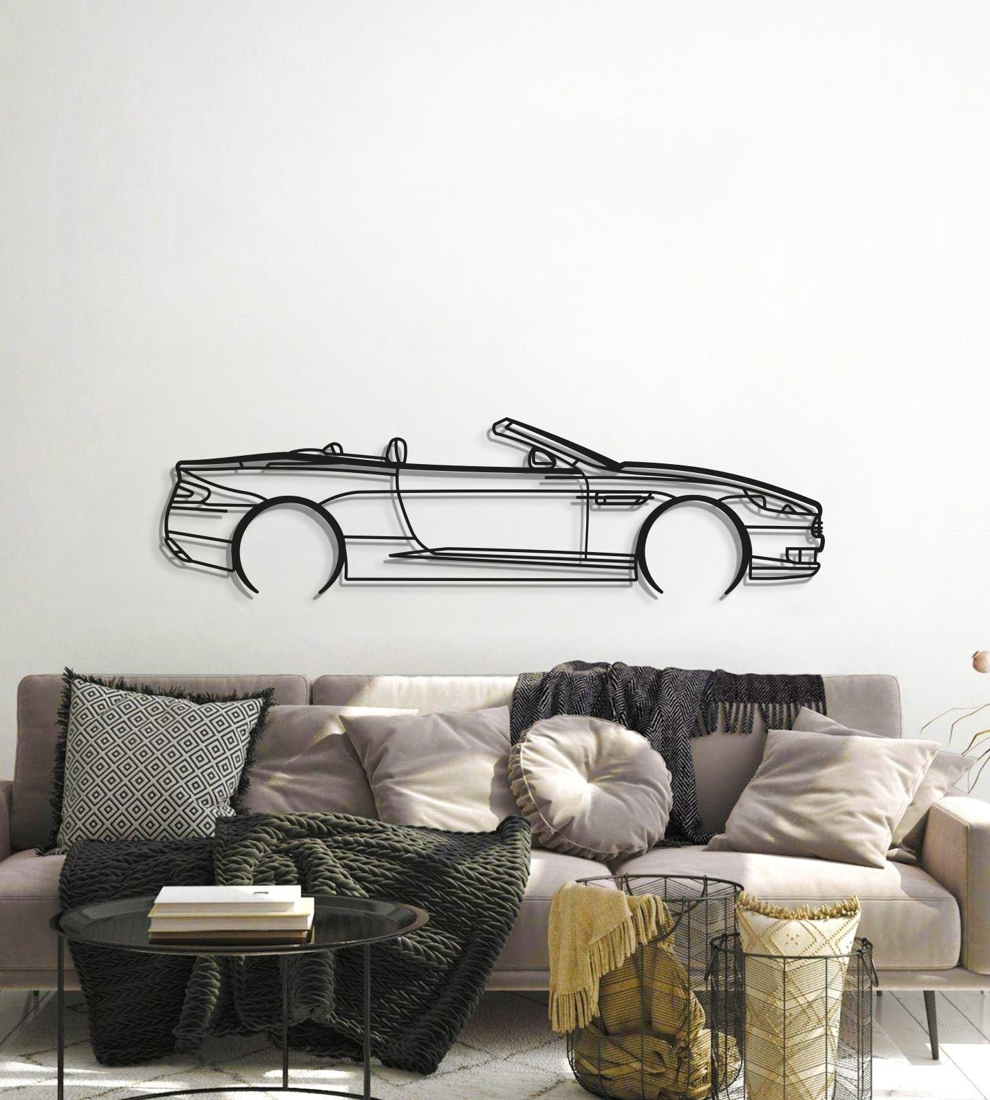 2008 DB9 Convertible Metal Car Wall Art - MT0362 - MT0362B49L-  DRIVEN - 6
