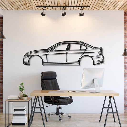 2008 3 SERIES E90 Metal Car Wall Art - MT0359 - MT0359B49L-MT0359B69L-MT0359B80L-MT0359B99L-MT0359B120L-  DRIVEN - 1