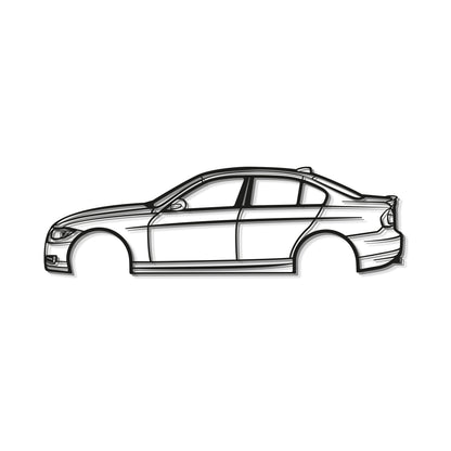 2008 3 SERIES E90 Metal Car Wall Art - MT0359 - MT0359B49L-MT0359B69L-MT0359B80L-MT0359B99L-MT0359B120L-  DRIVEN - 8