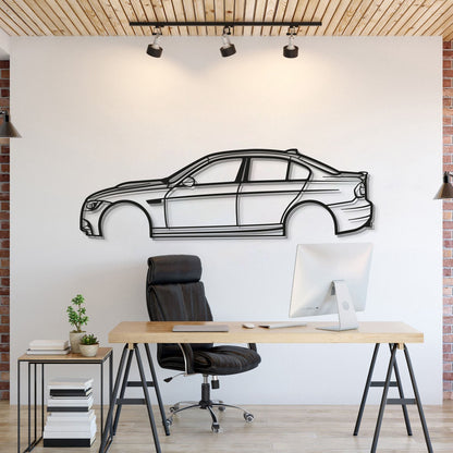2008 E90 M3 Metal Car Wall Art - MT0363 - MT0363B49L-  DRIVEN - 1