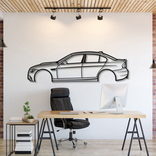 2008 E90 M3 Metal Car Wall Art - MT0363 - MT0363B49L-MT0363B69L-MT0363B80L-MT0363B99L-MT0363B120L-  DRIVEN - 1