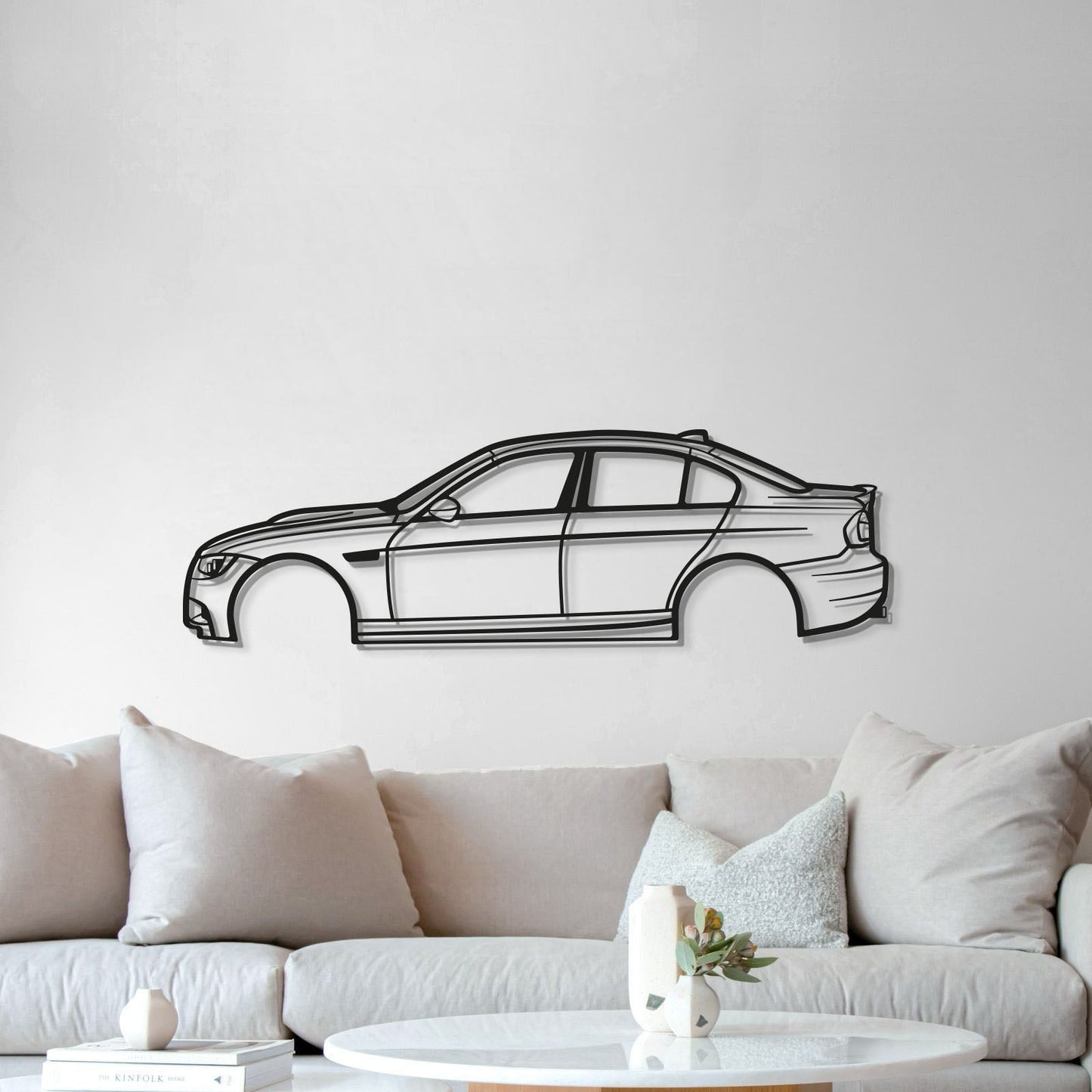2008 E90 M3 Metal Car Wall Art - MT0363 - MT0363B49L-  DRIVEN - 5