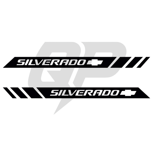 Chevy Silverado Offroad Side Decals | Premium Vinyl Graphics 2PC Set - sku-51390095523972-sku-51390095556740-sku-51390095589508-sku-51390095622276-sku-51390095655044-  DRIVEN - 1