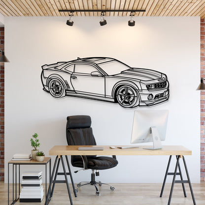 2010 Camaro SS Perspective Metal Car Wall Art - MT1312 - MT1312B69L-MT1312B80L-MT1312B99L-MT1312B115L-MT1312B140L-  DRIVEN - 1
