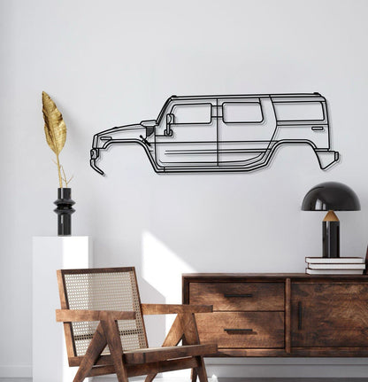 2010 H2 Metal Car Wall Art - MT0404 - MT0404B49L-MT0404B69L-MT0404B80L-MT0404B99L-MT0404B120L-  DRIVEN - 2