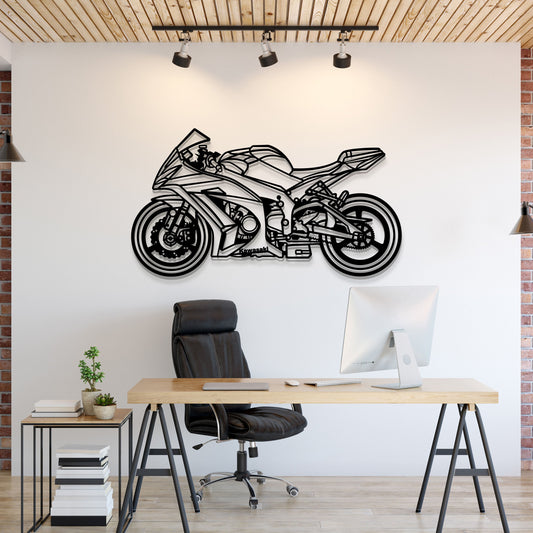 2011 ZX10 R Metal Motorcycle Wall Art - MT1403 - MT1403B49L-MT1403B69L-MT1403B80L-MT1403B99L-MT1403B115L-  DRIVEN - 1