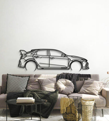 Civic Type-R FK8 Classic Metal Car Wall Art - MT0902 - MT0902B49L-  DRIVEN - 6