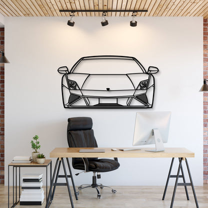 2013 Gallardo Front View Metal Car Wall Art - MT1357 - MT1357B69-MT1357B80-MT1357B99-MT1357B115-MT1357B140-  DRIVEN - 1