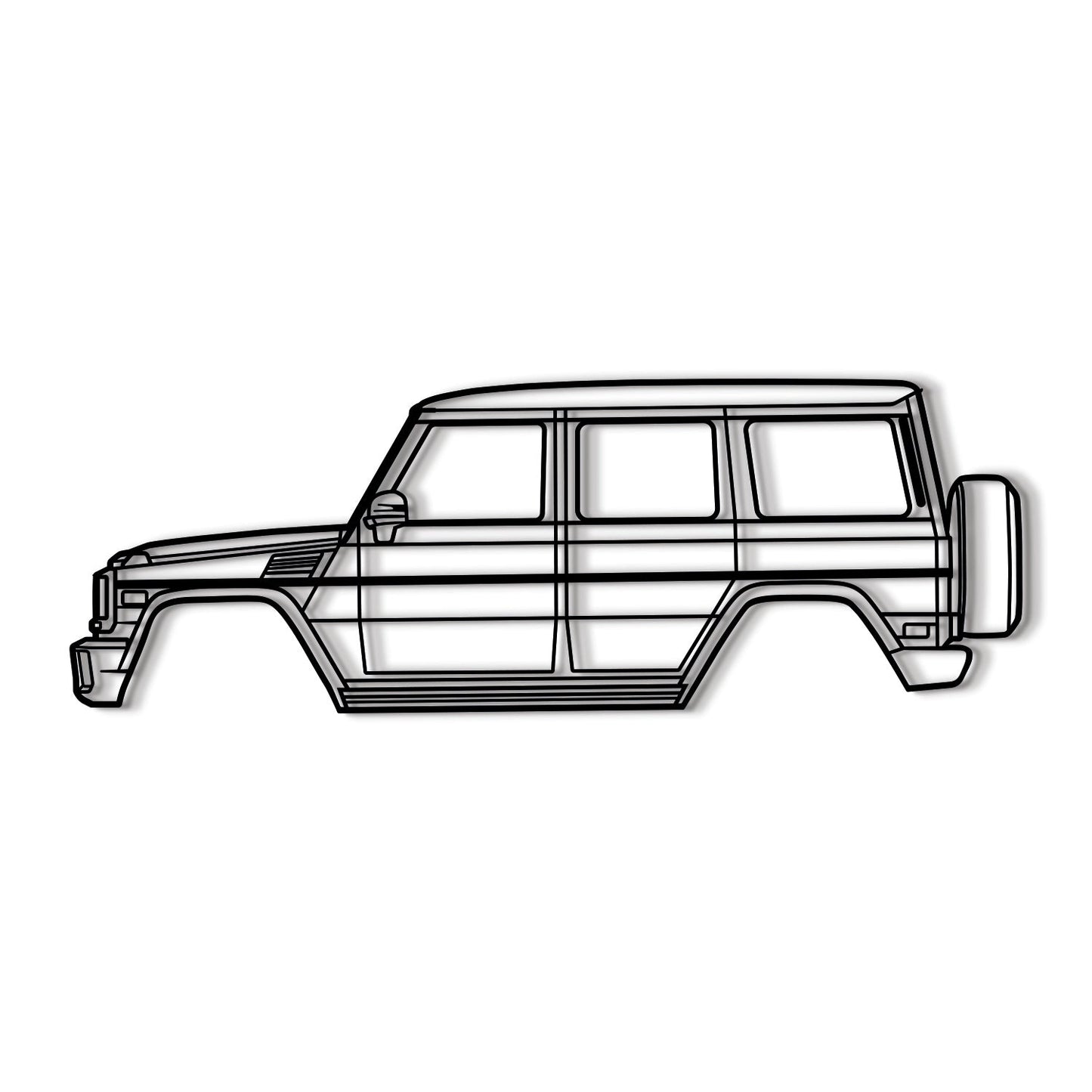 2013 AMG G63 W463 (1st Gen) Metal Car Wall Art - MT0479 - MT0479B49L-MT0479B69L-MT0479B80L-MT0479B99L-MT0479B120L-  DRIVEN - 10