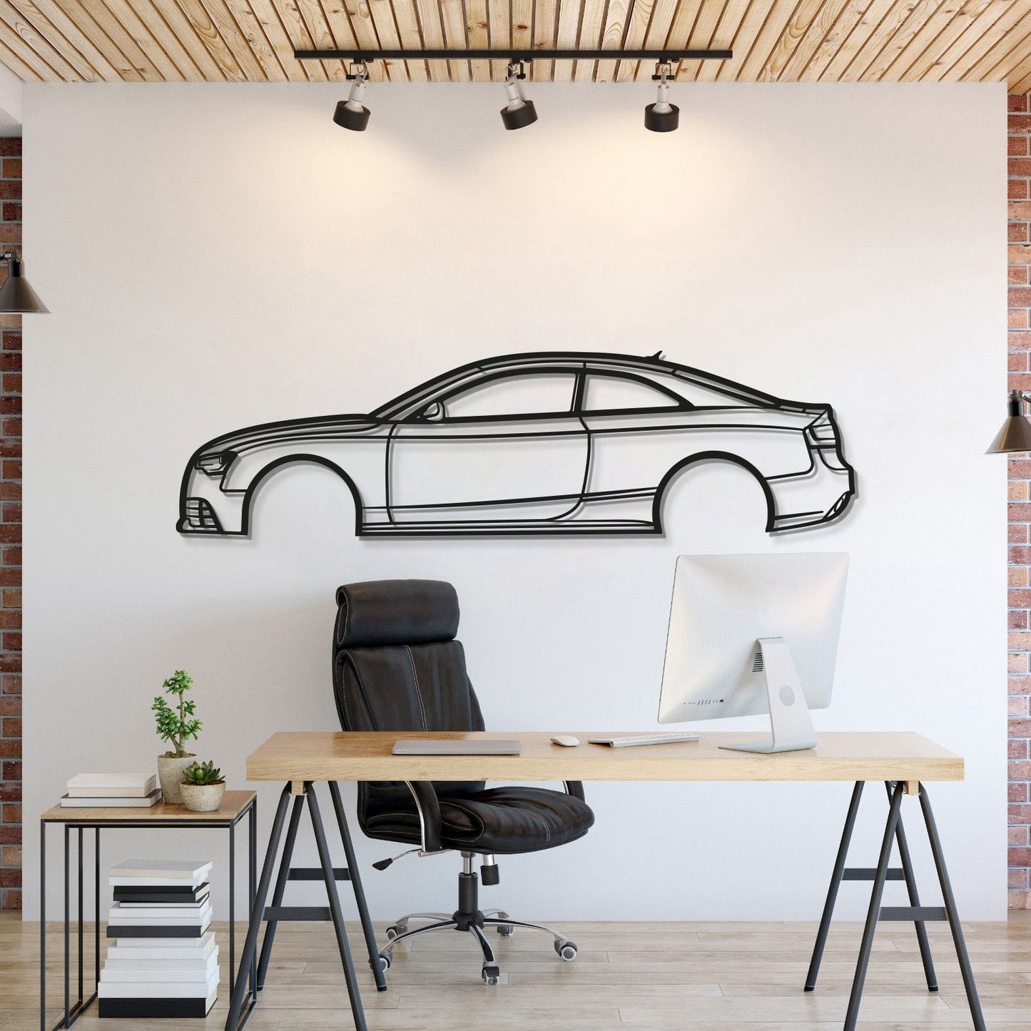 2014 RS5 Coupe Metal Car Wall Art - MT0510 - MT0510B49L-MT0510B69L-MT0510B80L-MT0510B99L-MT0510B120L-  DRIVEN - 1