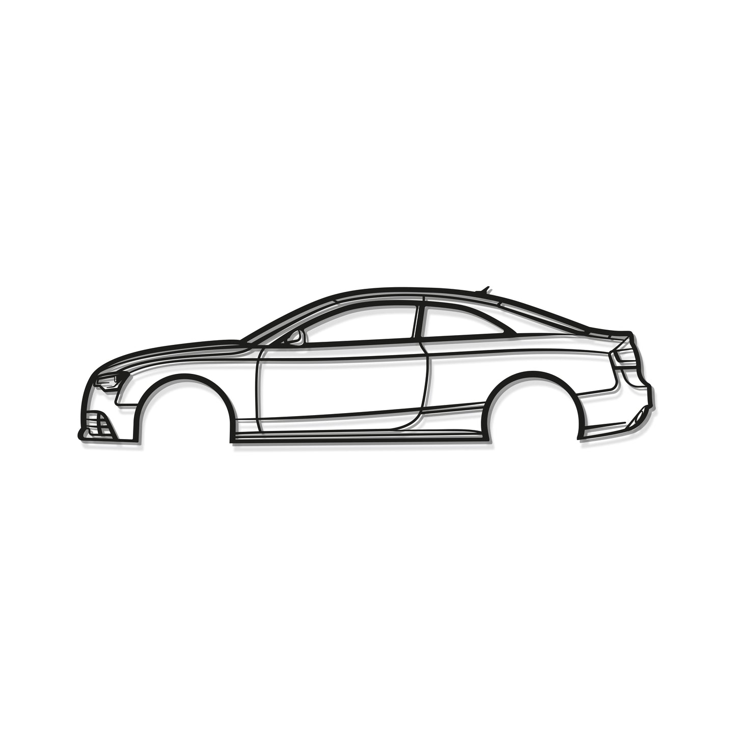 2014 RS5 Coupe Metal Car Wall Art - MT0510 - MT0510B49L-MT0510B69L-MT0510B80L-MT0510B99L-MT0510B120L-  DRIVEN - 8