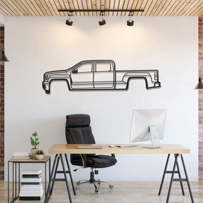 2014 Sierra 1500 4th Gen Metal Car Wall Art - MT0511 - MT0511B49L-  DRIVEN - 1
