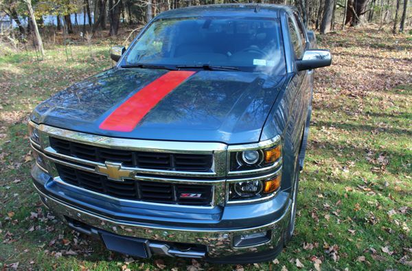 Center Hood & Tailgate Stripe Kit - 2014-2015 Silverado - 2014:Silverado:CenterHood-11-2014:Silverado:CenterHood-12-2014:Silverado:CenterHood-13-2014:Silverado:CenterHood-15-2014:Silverado:CenterHood-16-  DRIVEN - 4