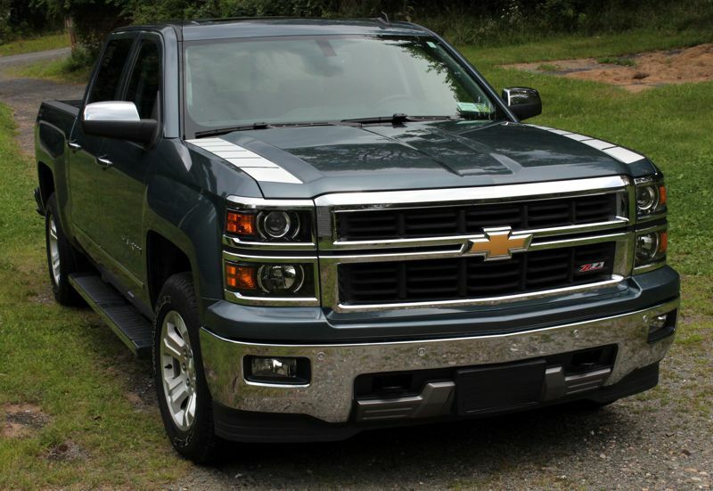 Outer Side Hood Stripe Graphics - 2014-2015 Silverado - 2014:Silverado:OuterSide-34-sku-45344901431483-sku-45344901464251-sku-45344901497019-sku-45344901529787-  DRIVEN - 3