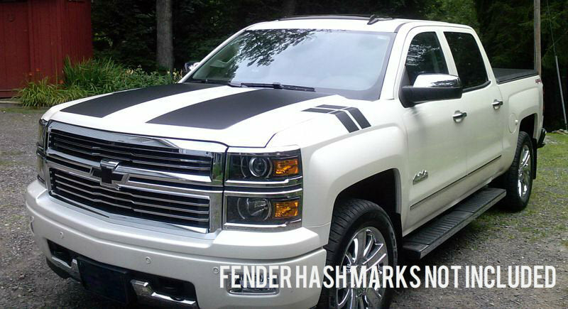 Pace Truck Style Rally Stripe Kit  - 2014-2015 Silverado - 2014:Silverado:Pace-01-2014:Silverado:Pace-04-2014:Silverado:Pace-07-2014:Silverado:Pace-10-2014:Silverado:Pace-16-  DRIVEN - 8