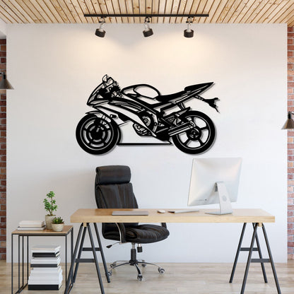 2014 R6 Metal Motorcycle Wall Art - MT0509 - MT0509B49L-MT0509B69L-MT0509B80L-MT0509B99L-MT0509B115L-  DRIVEN - 1