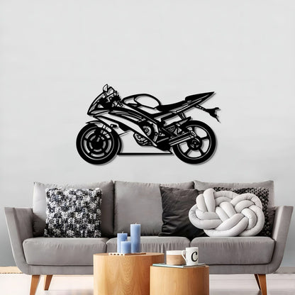 2014 R6 Metal Motorcycle Wall Art - MT0509 - MT0509B49L-MT0509B69L-MT0509B80L-MT0509B99L-MT0509B115L-  DRIVEN - 3